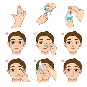نحوه استفاده از قطره چشم