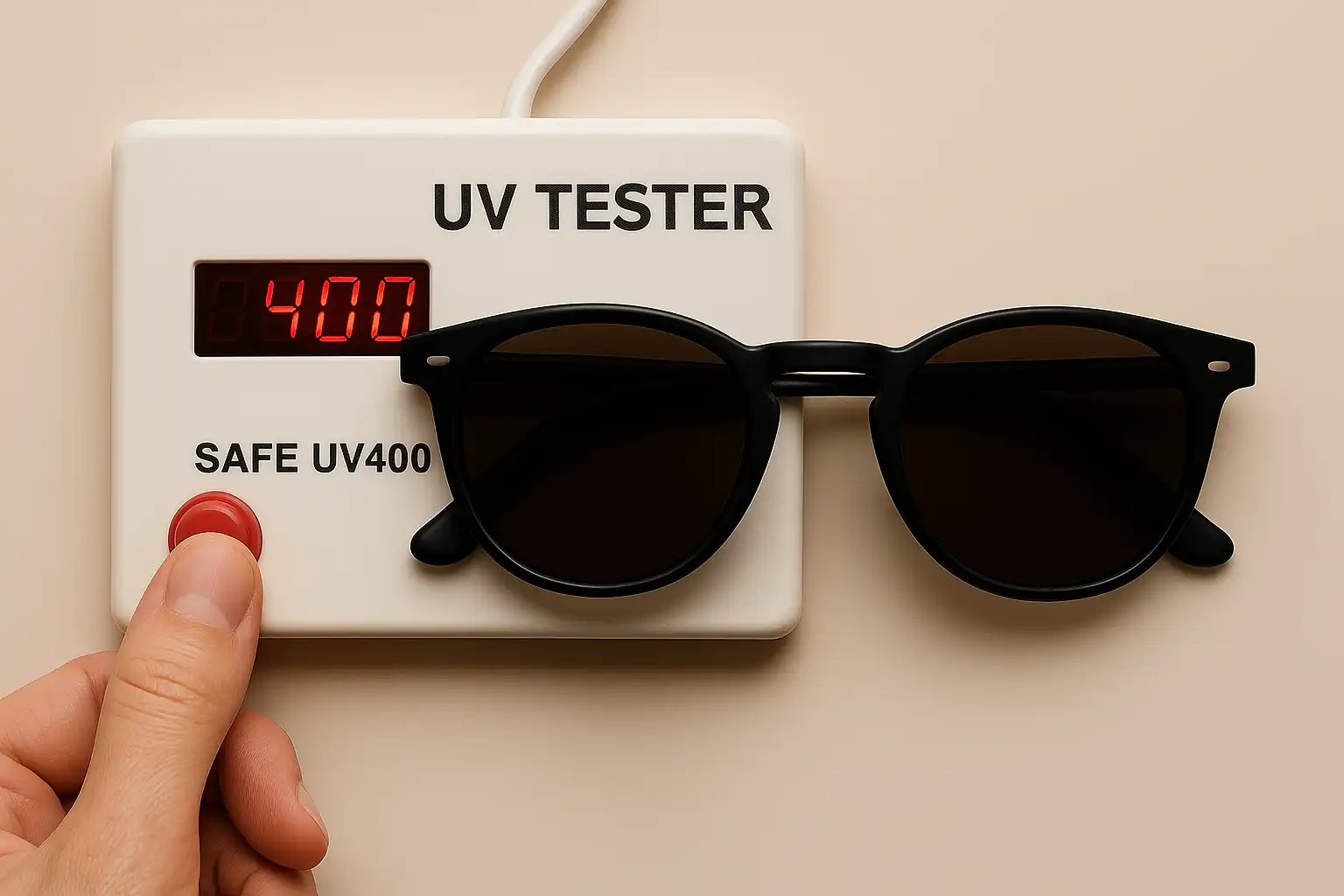 تست uv400 عینک